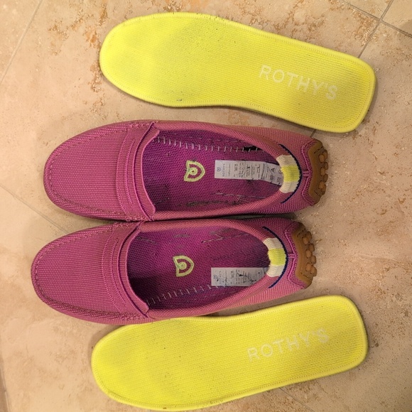 Rothy's Lavender Loafers Size 8 - Picture 8 of 9